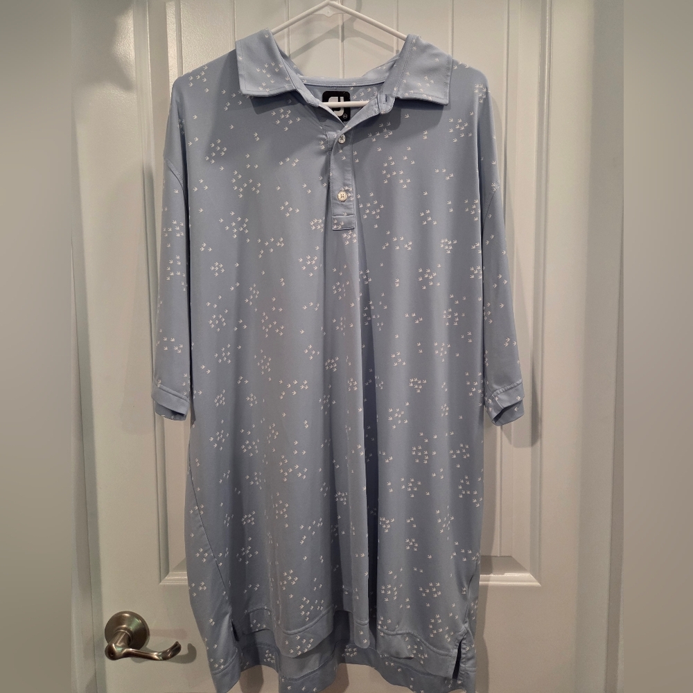 FootJoy Light Blue Polo Shirt
